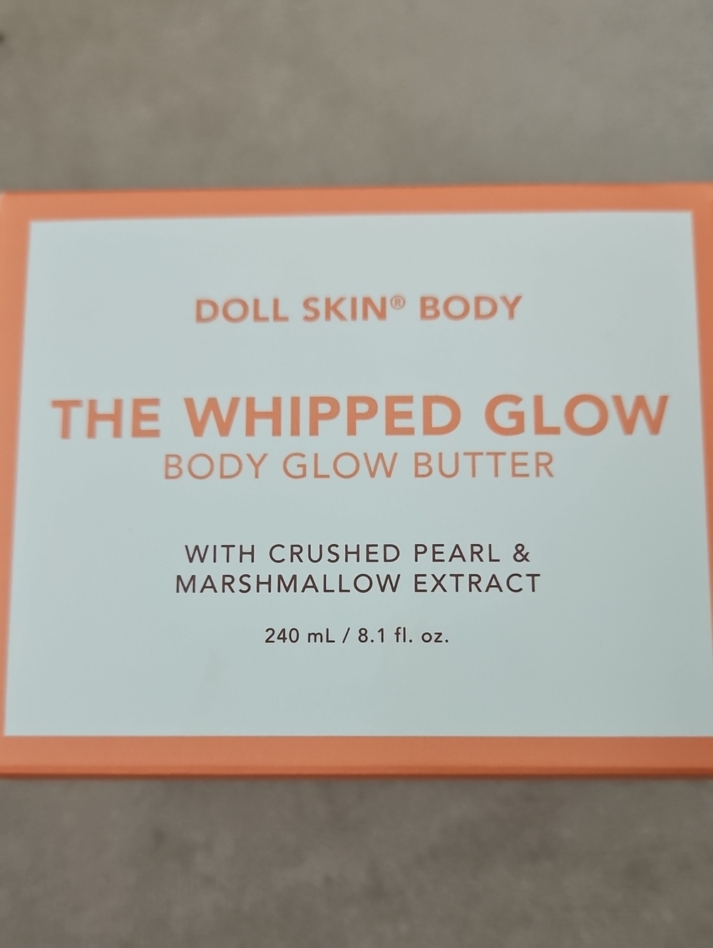 Doll 10 Skin Body The Whipped Glow Body Glow Butter - Peach/Coral